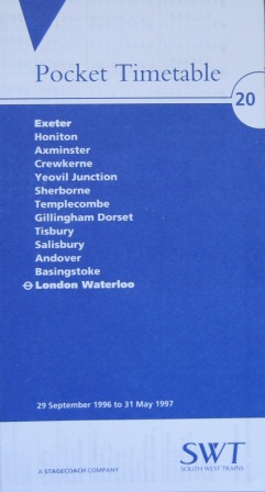 Mini-timetable